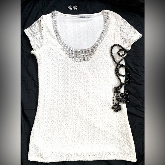 RICKI’S CRYSTAL TOP SIZE S - Picture 3 of 3